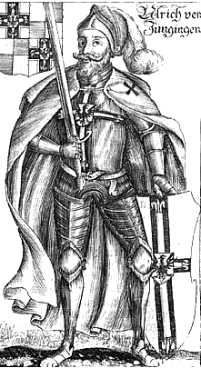 Grandmaster Ulrich Standing holding sword to the ground